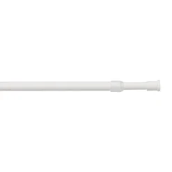 Kit barre de rideau GoodHome 50/80 Blanc mat Konera
