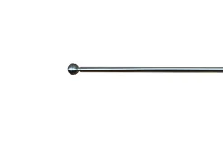 Kit barre de rideau GoodHome embout boule 70/100 Dokos Nickel