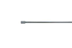 Kit barre de rideau GoodHome embout bouchon 50/80 Dokos Nickel