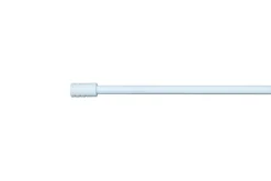 Kit barre de rideau GoodHome embout bouchon 50/80 Dokos Mat