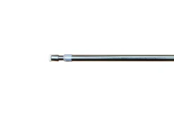 Kit barre de rideau GoodHome 50/80 Konera Nickel