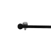 Kit Barre de vitrage Dokos GoodHome extensible ⌀7/9mm Long.50/80cm noir