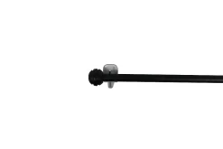 Kit Barre de vitrage Dokos GoodHome extensible ⌀7/9mm Long.50/80cm noir