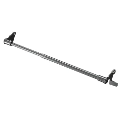 Kit Barre de vitrage GoodHome extensible ⌀7/9mm Long.70/100cm argent