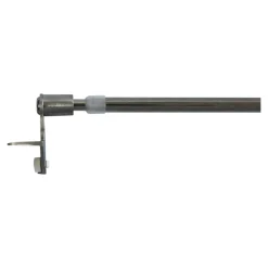 Kit Barre de vitrage GoodHome extensible ⌀7/9mm Long.70/100cm argent