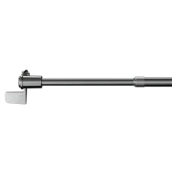 Kit Barre de vitrage GoodHome extensible ⌀7/9mm Long.100/150cm argent