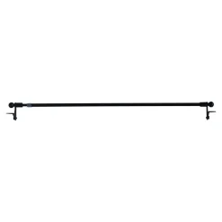 Kit Barre de vitrage GoodHome extensible ⌀7/9mm Long.30/50cm noir