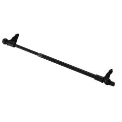 Kit Barre de vitrage GoodHome extensible ⌀7/9mm Long.30/50cm noir