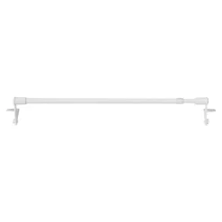 Kit Barre de vitrage GoodHome extensible ⌀7/9mm Long.100/150cm blanc