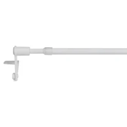 Kit Barre de vitrage GoodHome extensible ⌀7/9mm Long.30/50cm blanc