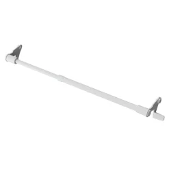 Kit Barre de vitrage GoodHome extensible ⌀7/9mm Long.70/100cm blanc