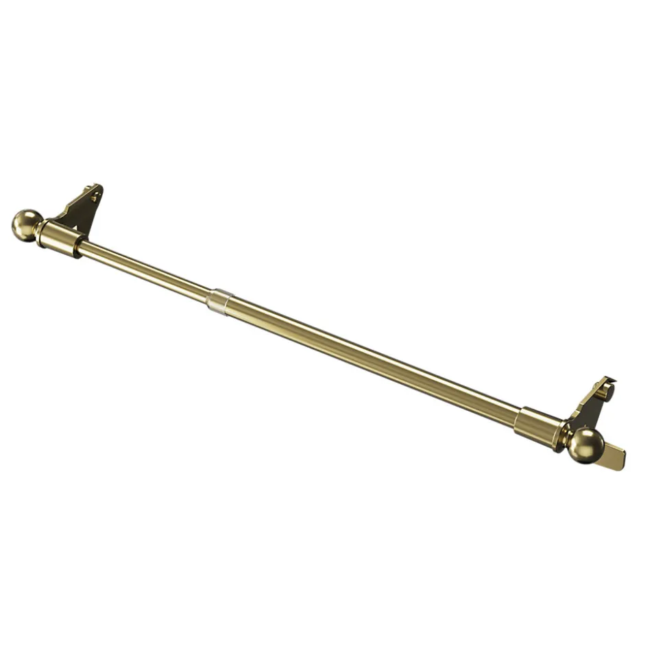 Kit Barre de vitrage Konera GoodHome extensible ⌀7/9mm Long.50/80cm or