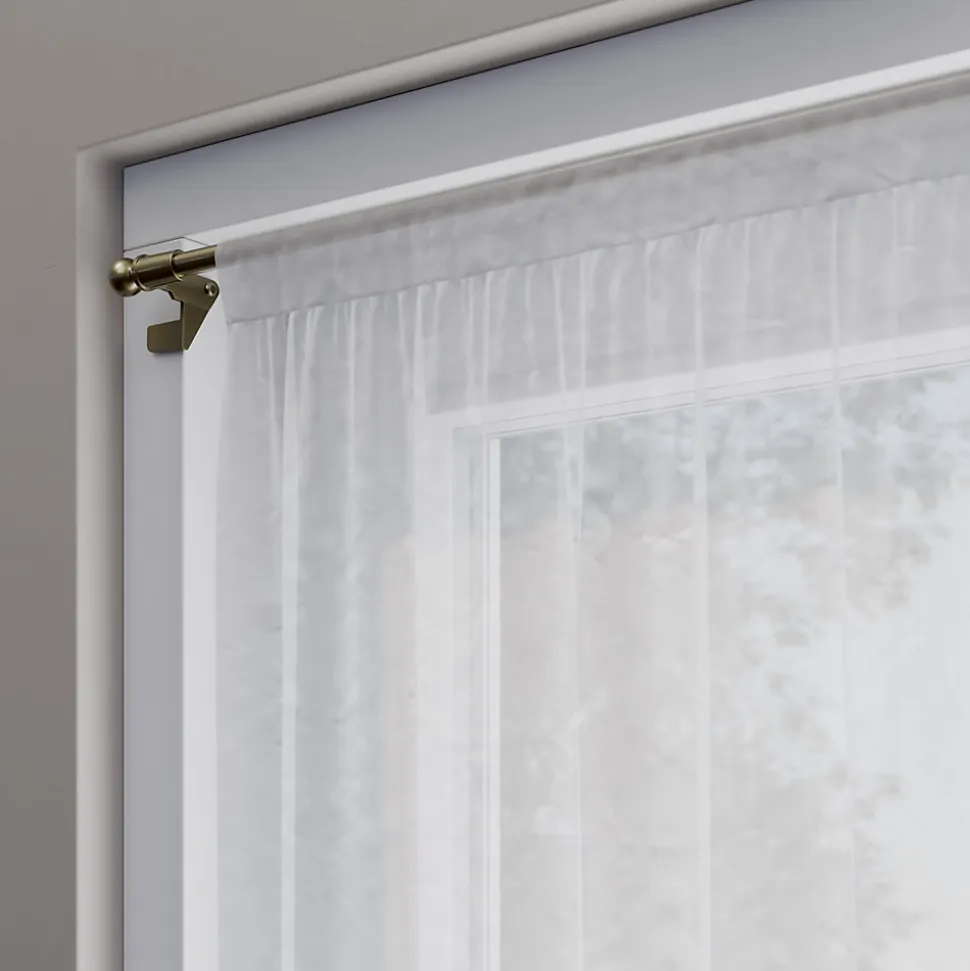 Kit Barre de vitrage Konera GoodHome extensible ⌀7/9mm Long.50/80cm or