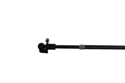 Kit Barre de vitrage Konera GoodHome extensible ⌀7/9mm Long.50/80cm noir