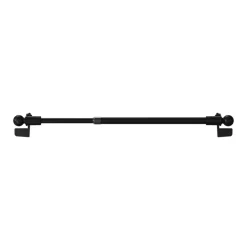 Kit Barre de vitrage Konera GoodHome extensible ⌀7/9mm Long.70/100cm noir