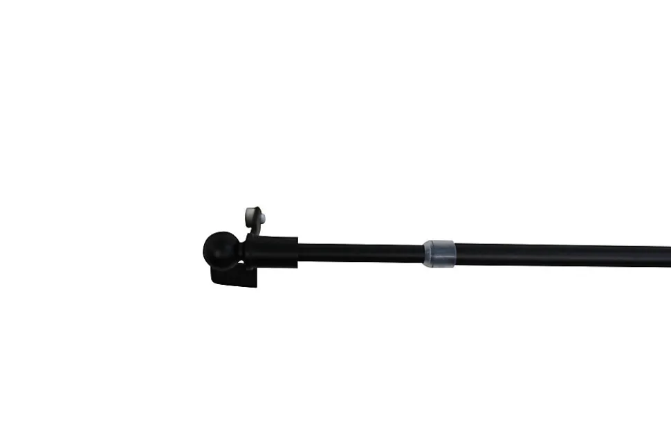 Kit Barre de vitrage Konera GoodHome extensible ⌀7/9mm Long.70/100cm noir