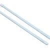 Kit barres de rideaux 70/100 blanc mat x 2