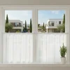 Kit barres de rideaux 50/80 blanc mat x 2