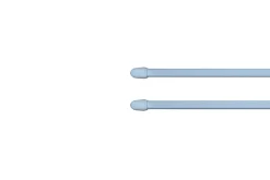 Kit barres de rideaux 30/50 blanc mat x 2
