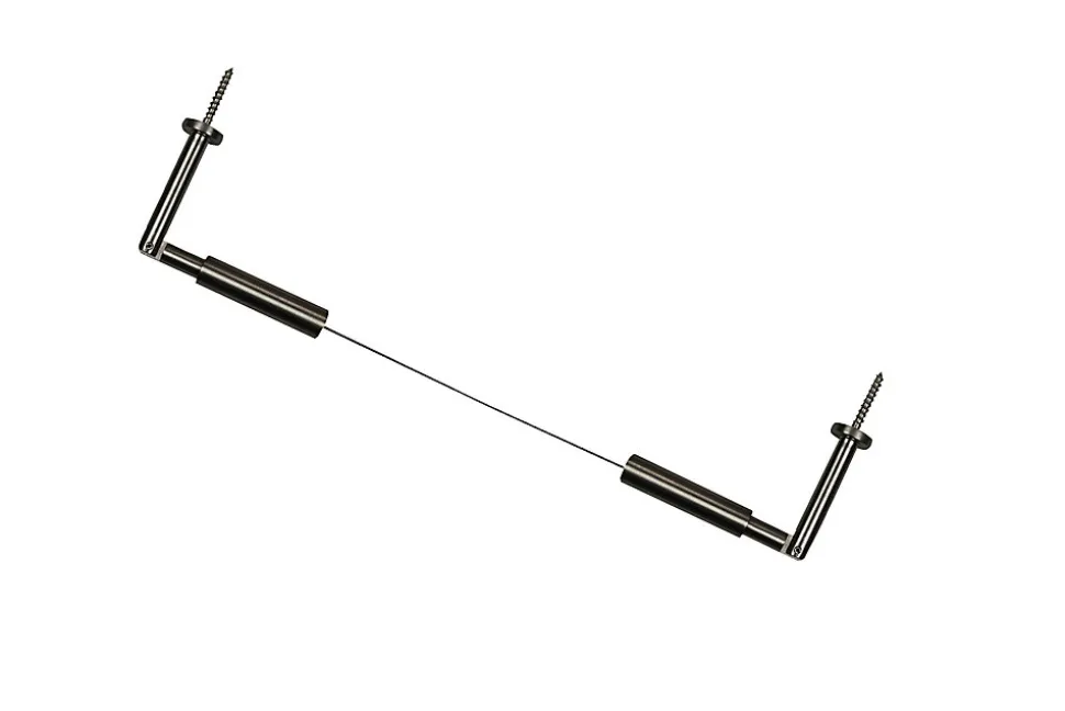 Kit câble pour rideau 5 m à fixer au mur, Koufo