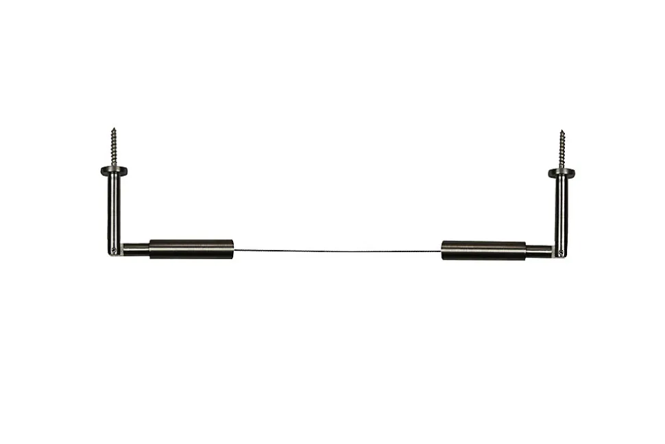 Kit câble pour rideau 5 m à fixer au mur, Koufo