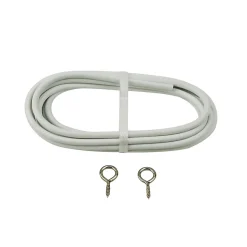 Kit câble pour Rideau occultant polyester 1 m blanc