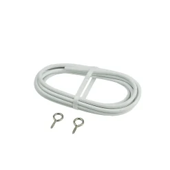 Kit câble pour Rideau occultant polyester 2 m blanc