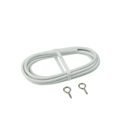 Kit câble pour Rideau occultant polyester 2 m blanc