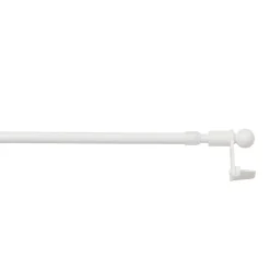 Kit de barre de rideau avec support GoodHome 30/50 Blanc mat Konera