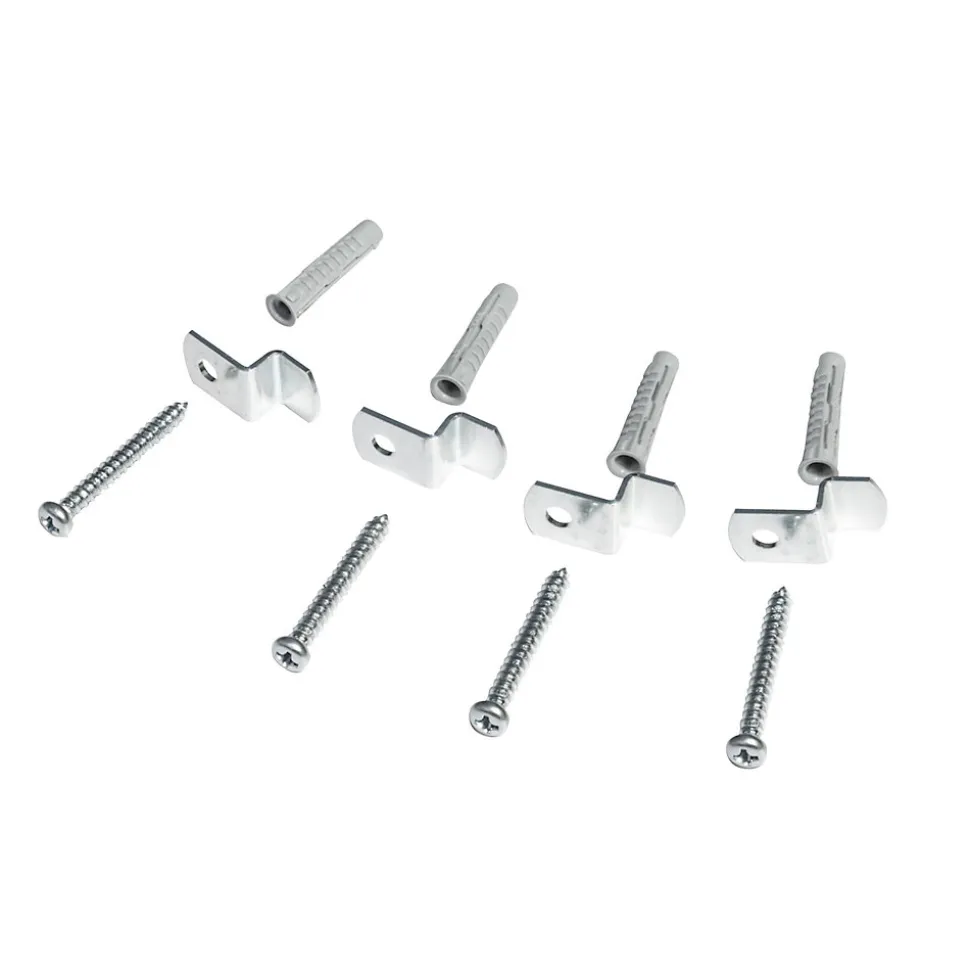 Kit de fixation pour miroir Diall, lot de 4