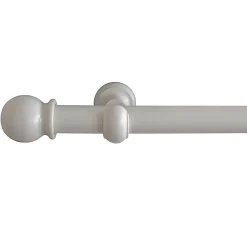 Kit de tringle à rideau 164cm, ⌀35mm blanc