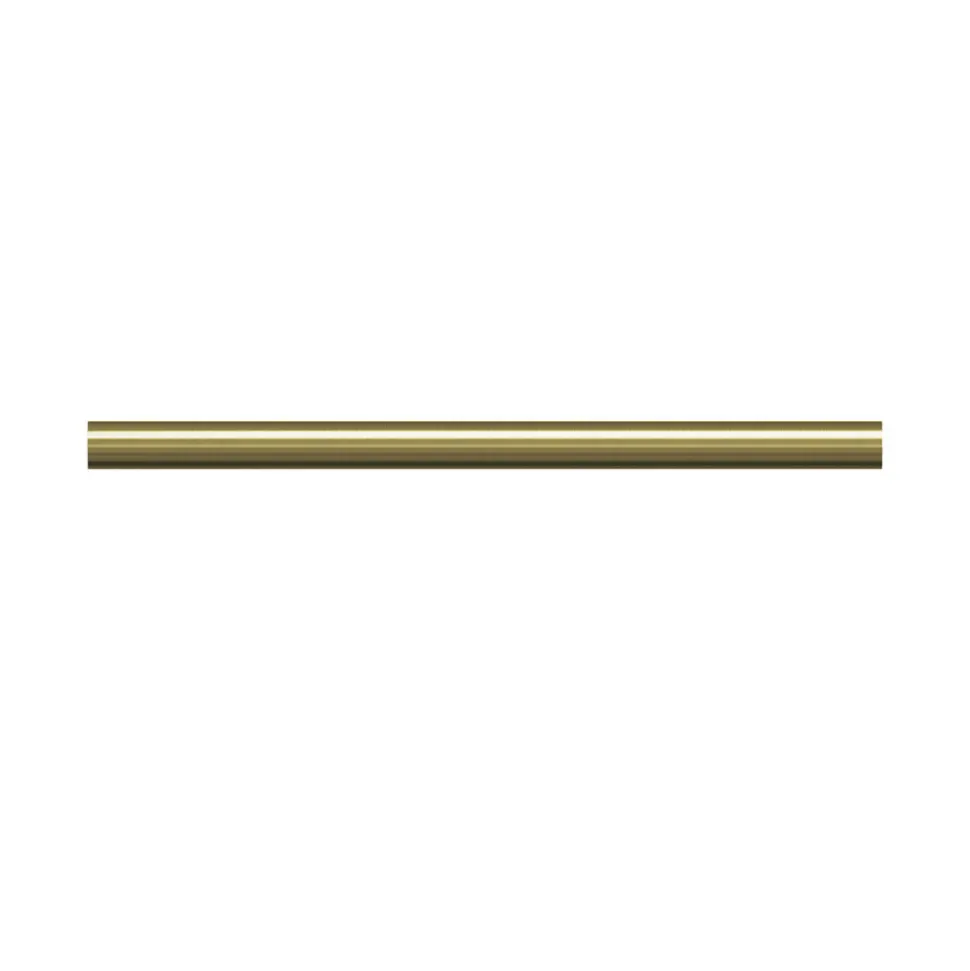 Kit de tringle à rideau extensible simple embout boule Elasa effet laiton doré 120/210cm Ø16/19mm GoodHome