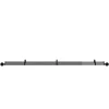 Kit de tringle à rideau extensible double embout boule Araxos métal noir 200/330 cm Ø16/19mm GoodHome