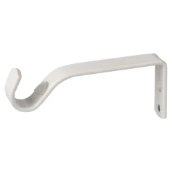Kit de tringle à rideau extensible embout bouchon Odali 120/210 cm, Ø13/16 mm blanc mat