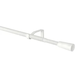 Kit de tringle à rideau extensible embout cône Anafi GoodHome 200/330 cm Ø19mm blanc