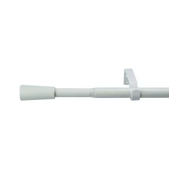 Kit de tringle à rideau extensible embout cône Anafi GoodHome 200/330 cm Ø19mm blanc