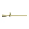 Kit de tringle à rideau extensible simple embout cône Elasa effet laiton doré 120/210cm Ø16/19mm GoodHome