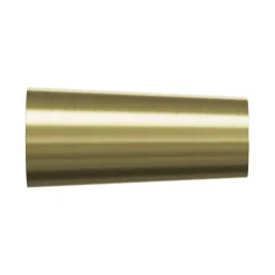 Kit de tringle à rideau extensible simple embout cône Elasa effet laiton doré 120/210cm Ø16/19mm GoodHome