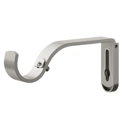 Kit de tringle à rideau extensible industriel Athens GoodHome 120/210 cm, Ø25/28 mm gris