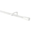 Kit de tringle à rideau extensible embout cône Anafi GoodHome 120/210 cm Ø19mm blanc