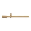 Kit de tringle à rideau extensible simple embout cône Syros effet chêne 120/210cm Ø16/19mm GoodHome