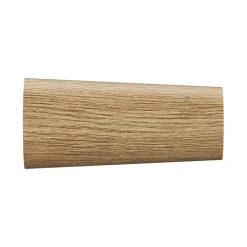 Kit de tringle à rideau extensible simple embout cône Syros effet chêne 120/210cm Ø16/19mm GoodHome