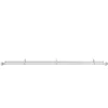 Kit de tringle à rideau extensible double embout boule Anafi métal blanc 120/210cm Ø16/19mm GoodHome