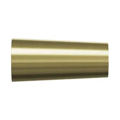 Kit de tringle à rideau extensible simple embout cône Elasa effet laiton doré 200/330cm Ø16/19mm GoodHome