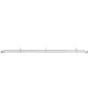 Kit de tringle à rideau extensible double embout boule Anafi métal blanc 120/210cm Ø16/19mm GoodHome