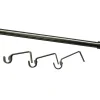Kit de tringle à rideau extensible embout bouchon Athens GoodHome 120/210 cm, Ø19mm gris
