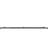 Kit de tringle à rideau extensible double embout boule Araxos métal noir 200/330 cm Ø25/28mm GoodHome