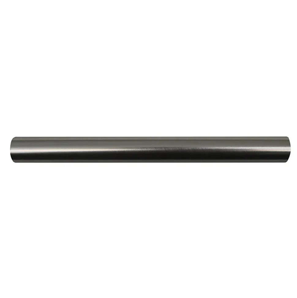 Kit de tringle à rideau extensible simple embout cage Athens métal gris chromé 120/210cm Ø16/19mm GoodHome