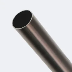 Kit de tringle à rideaux Carbone 300cm Diam.20mm Embout Cône Bois - Fixation Mur - Boulet