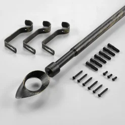 Kit de tringle à rideaux extensible OVALON